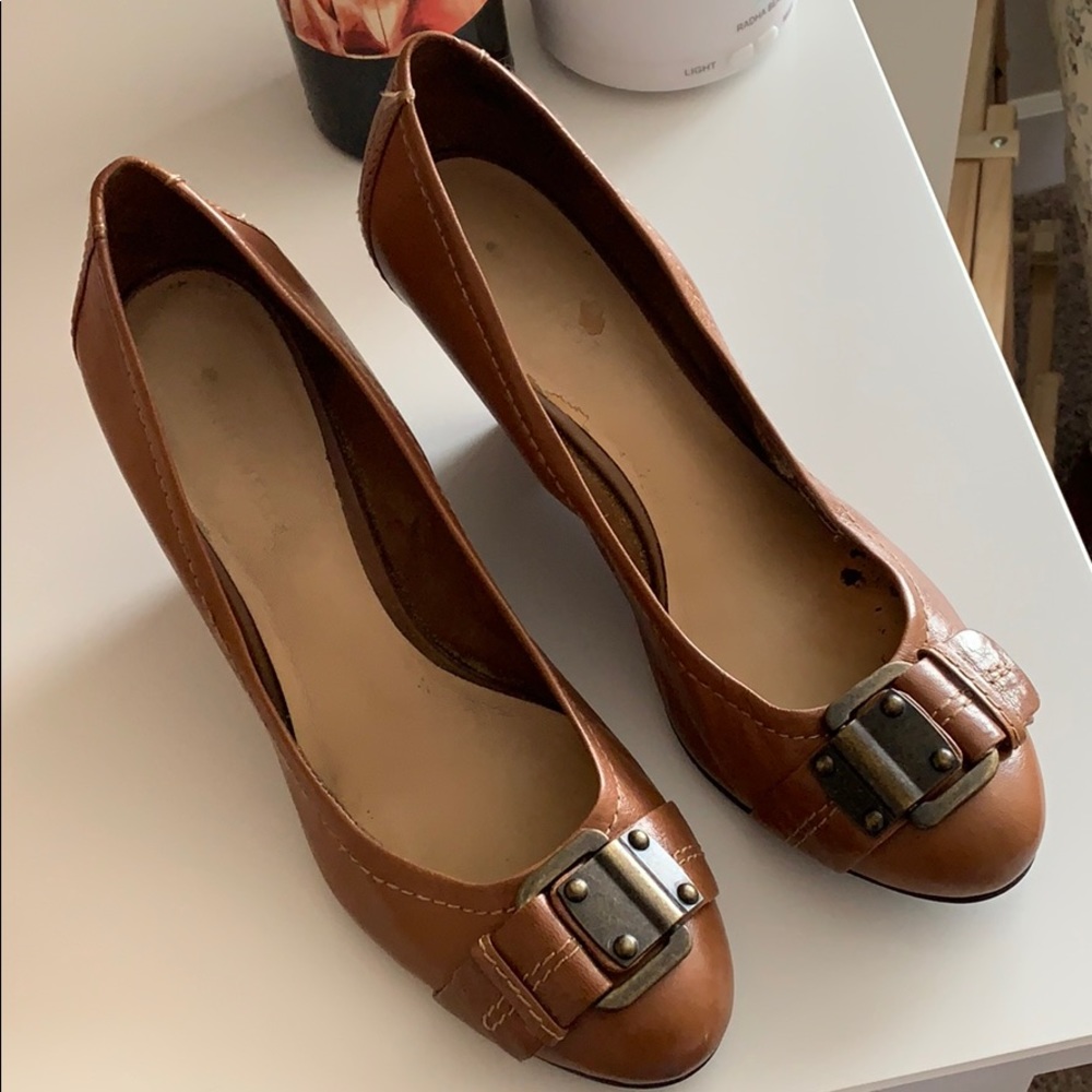 Wedge Heels with Buckle